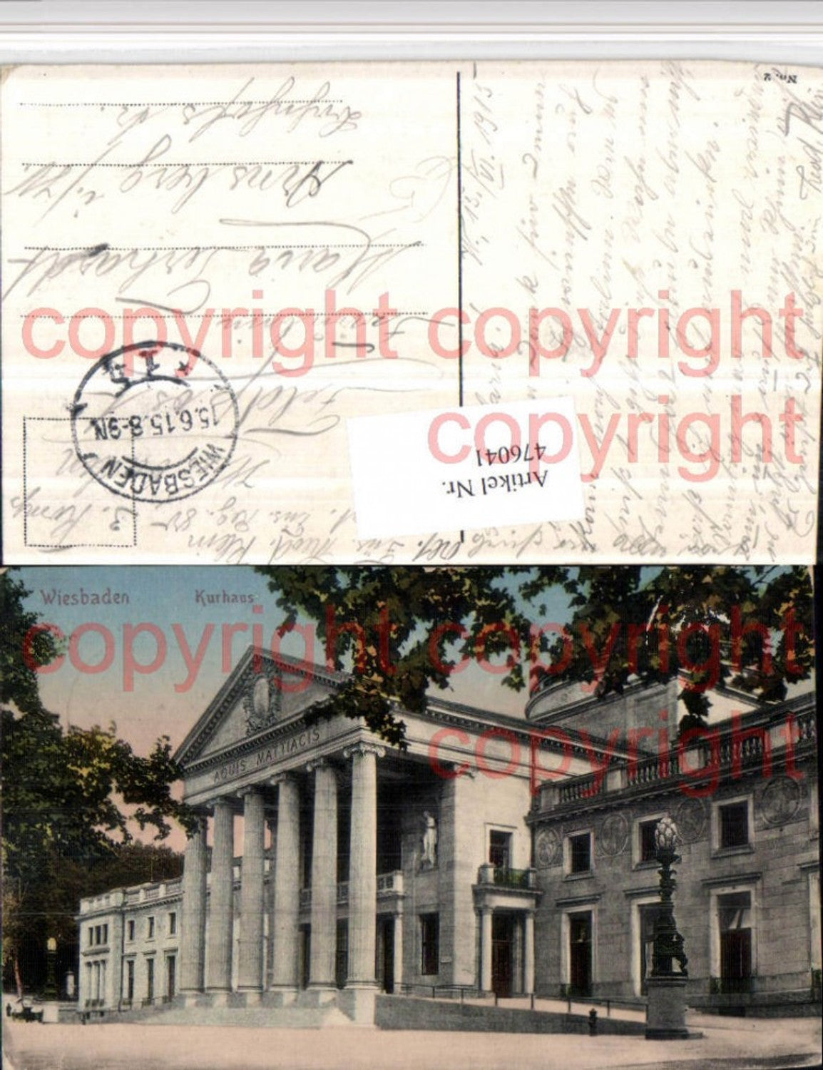 476041,Wiesbaden Kurhaus Gebäude