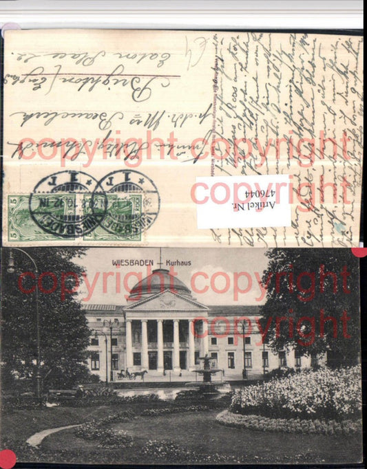 476044,Wiesbaden Kurhaus Gebäude