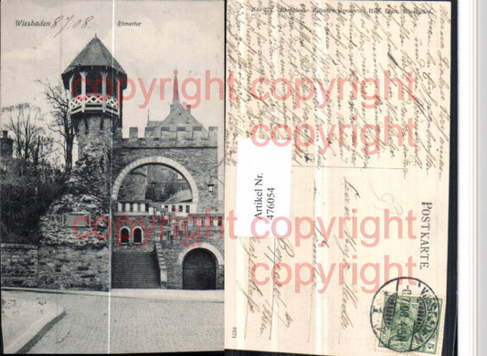476054,Wiesbaden Römertor Turm