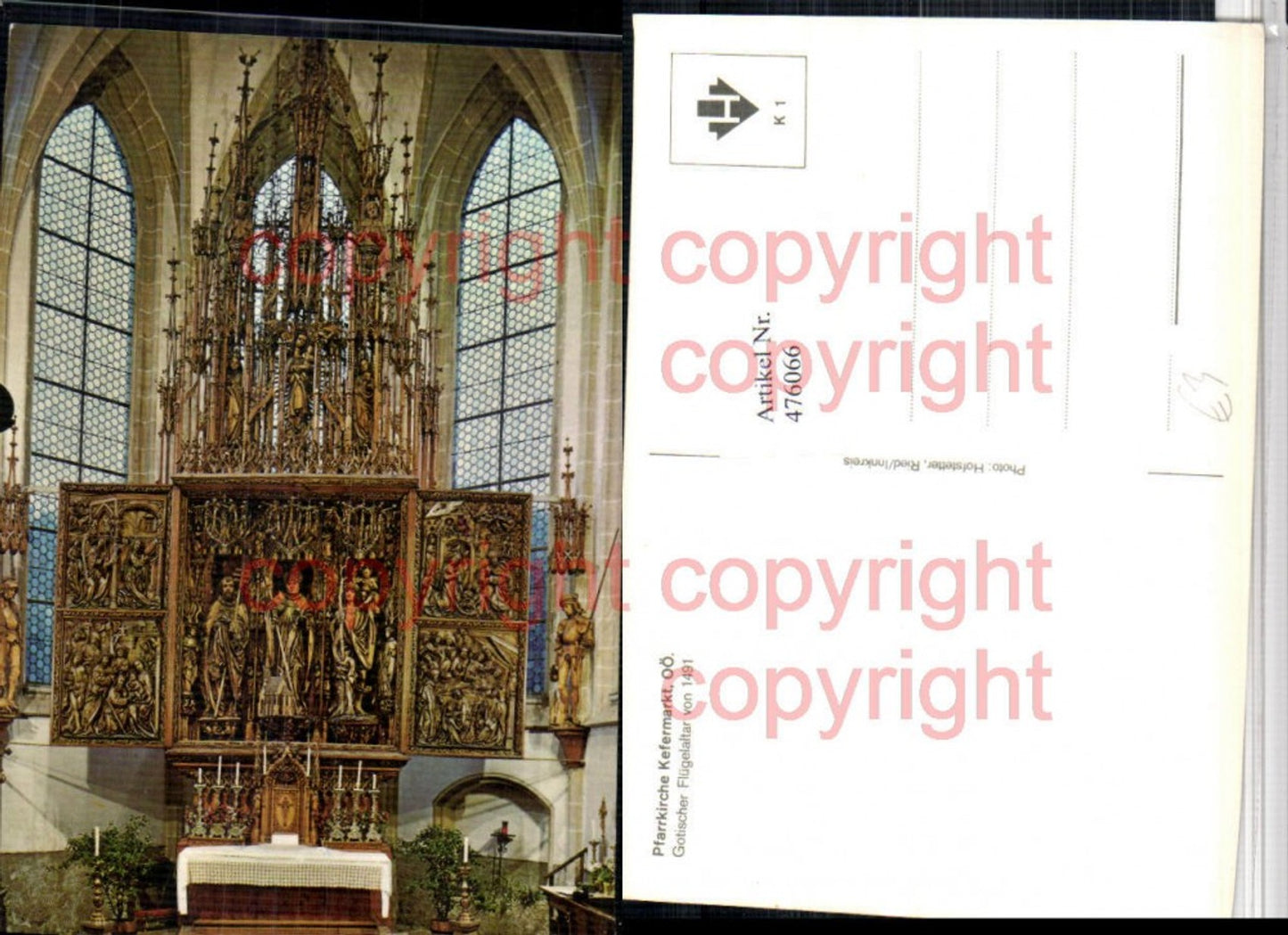 476066,Kefermarkt Pfarrkirche Kirche Flügelaltar