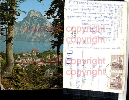 476080,Traunkirchen am Traunsee Totale m. Traunstein