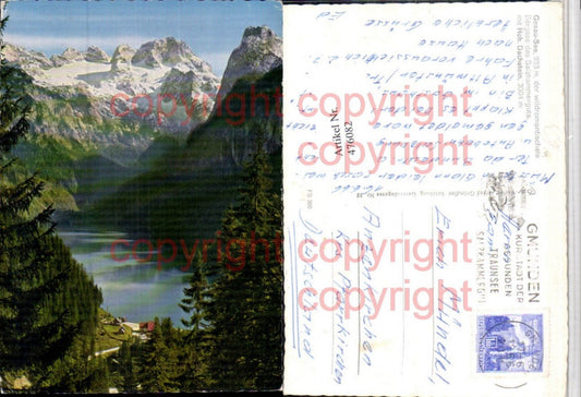 476082,Gosausee See b. Gosau m. Hohen Dachstein Bergkulisse