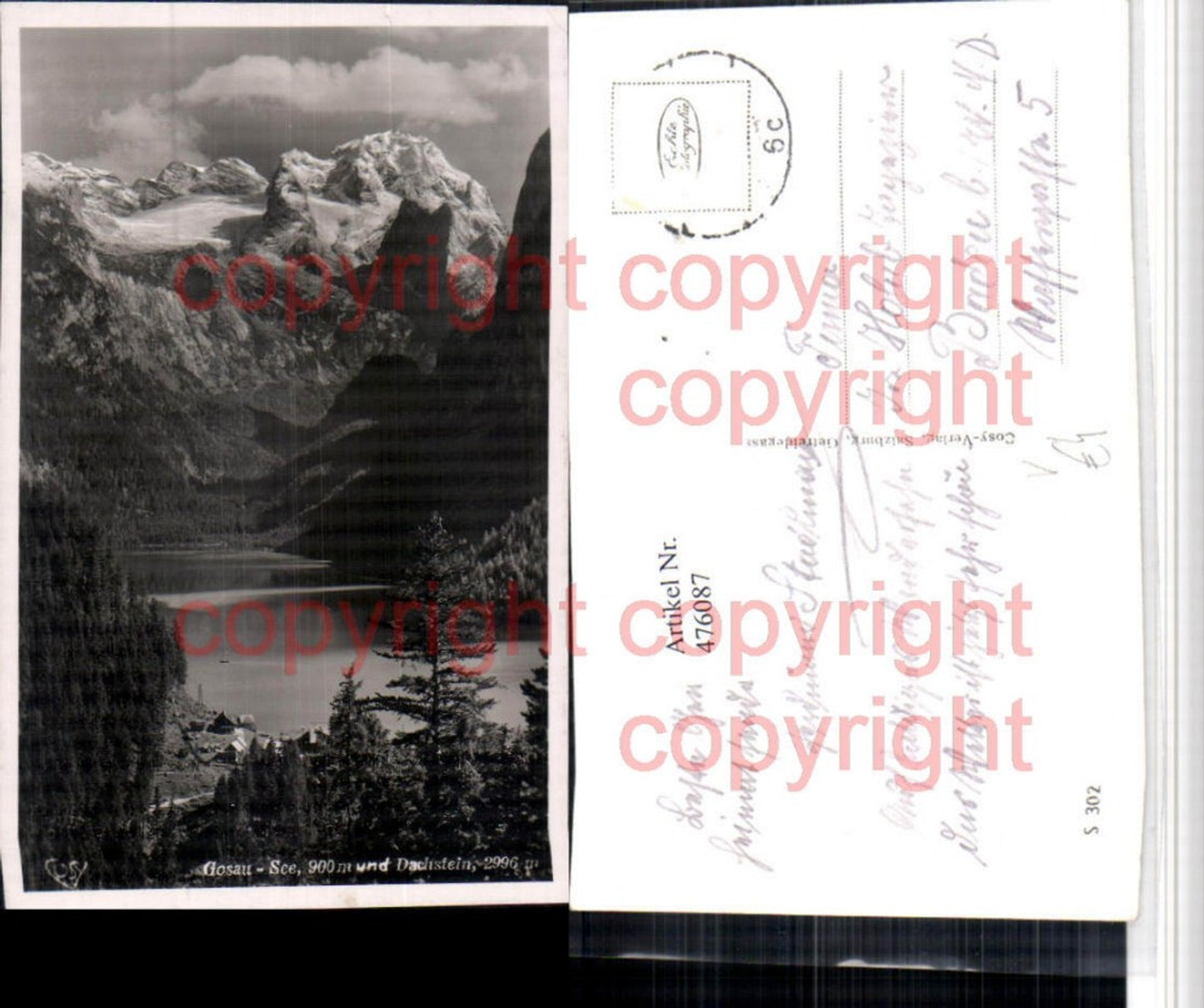 476087,Gosausee See b. Gosau m. Dachstein Bergkulisse pub Cosy