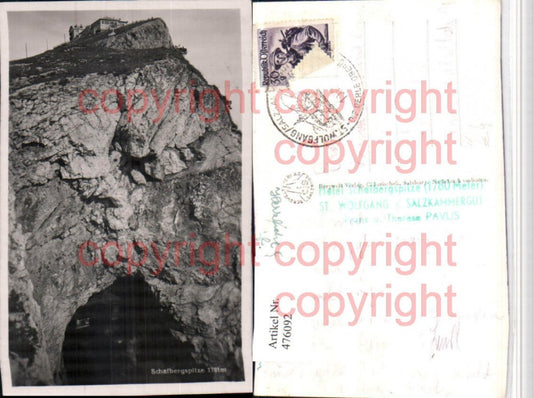 476092,Schafbergsptize b. St. Wolfgang