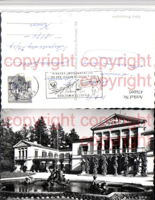 476095,Bad Ischl Kaiservilla Brunnen pub Cosy 727a