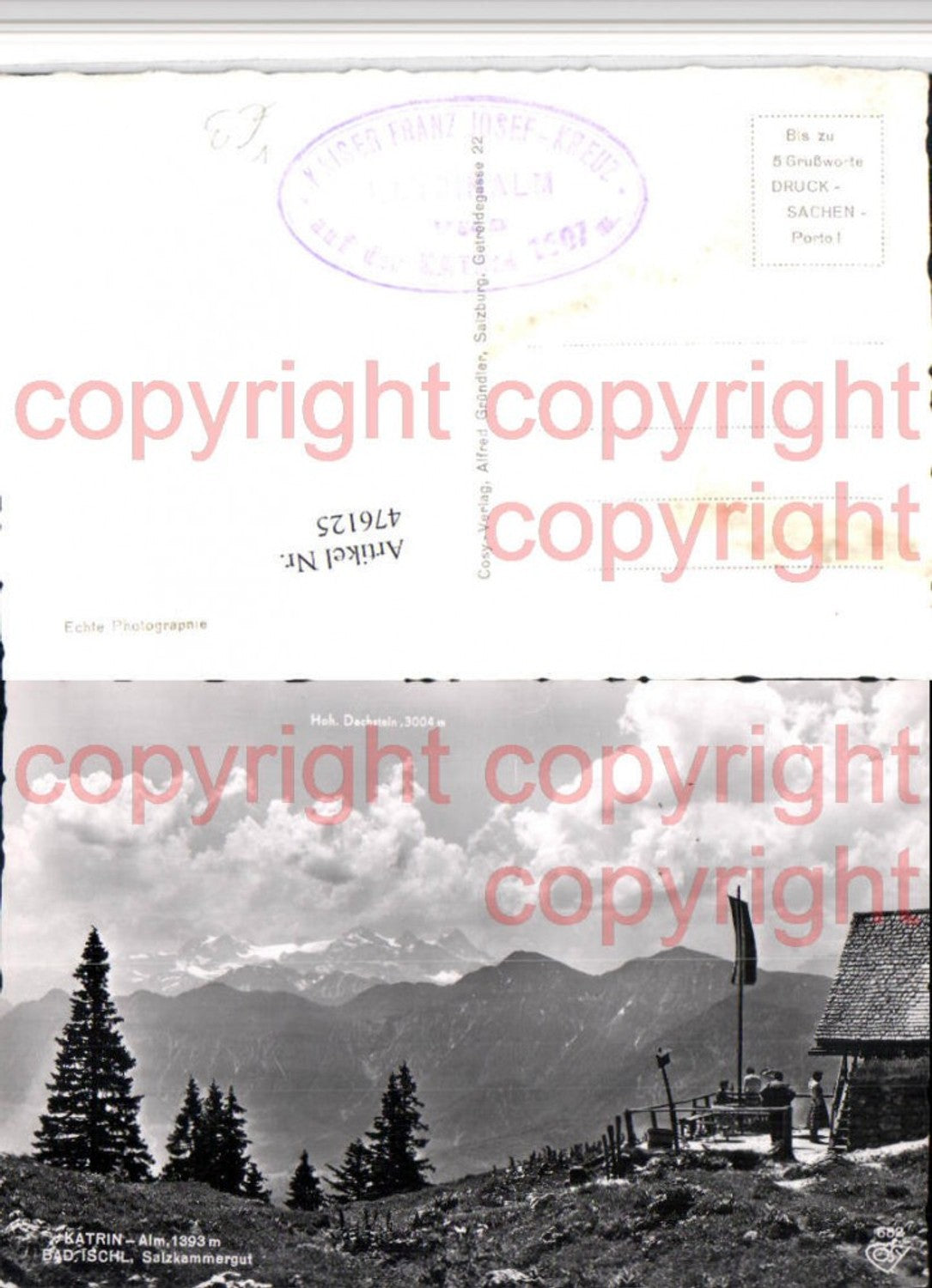 476125,Bad Ischl Katrin-Alm geg. Dachstein Bergkulisse pub Cosy 682