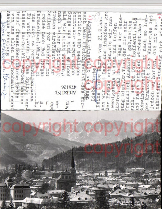 476126,Bad Ischl Teilansicht m. Dachstein Bergkulisse pub Cosy