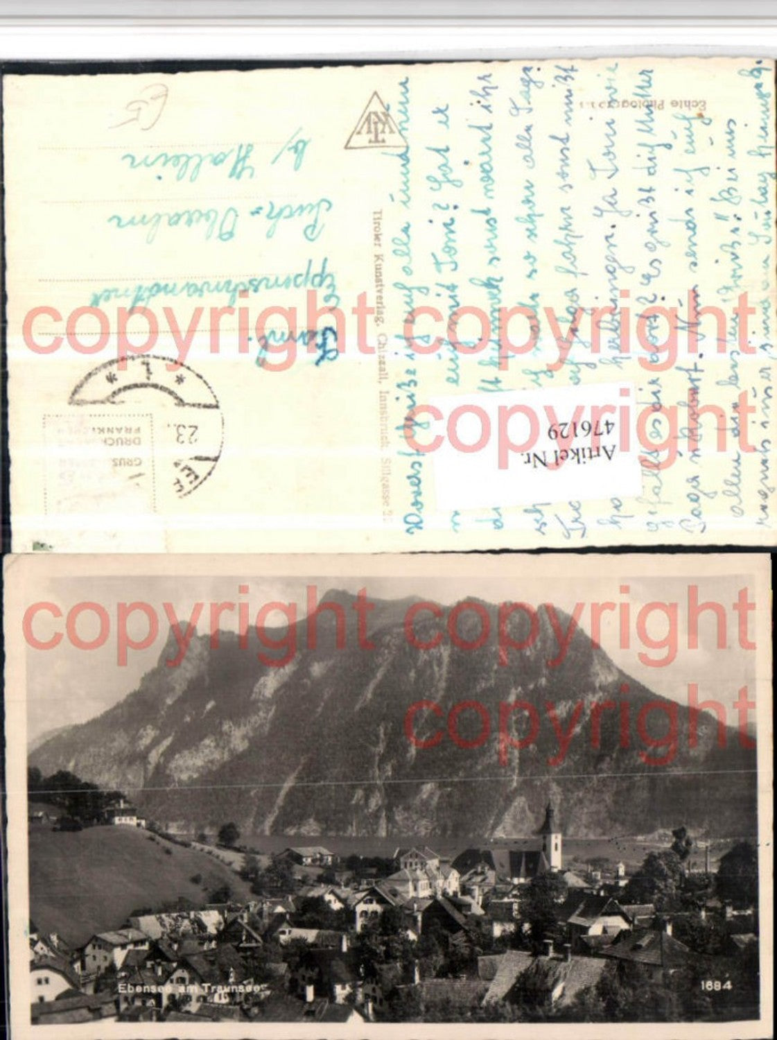 476129,Ebensee am Traunsee Totale Bergkulisse