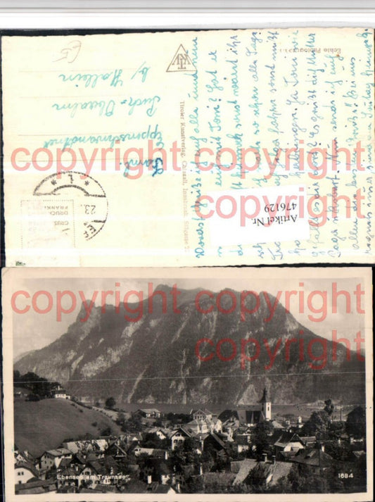 476129,Ebensee am Traunsee Totale Bergkulisse