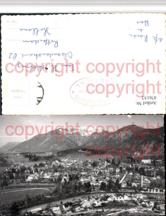 476152,Bad Ischl Teilansicht m. Zimnitz Bergkulisse