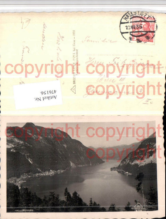 476156,Hallstättersee See b. Hallstatt Bergkulisse
