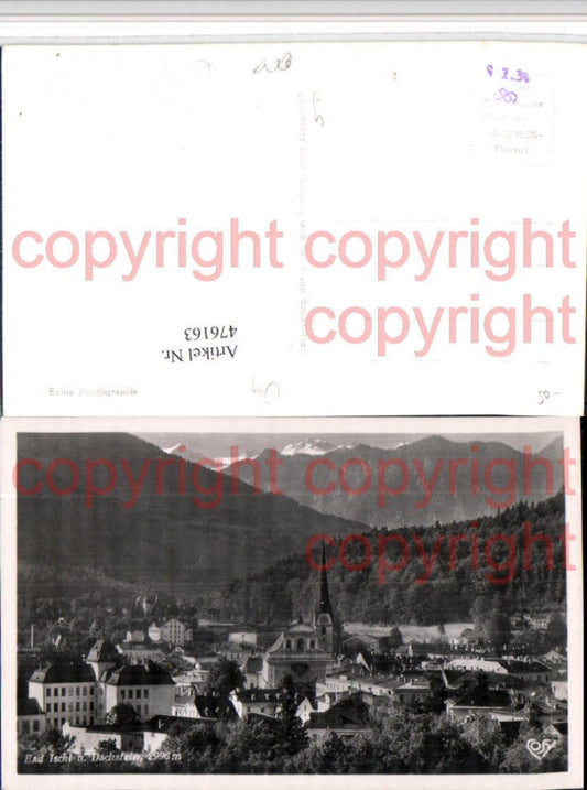 476163,Bad Ischl Teilansicht m. Dachstein Bergkulisse pub Cosy