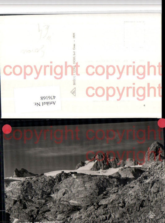 476168,Dachstein Simony-Hütte Berghütte b. Hallstatt