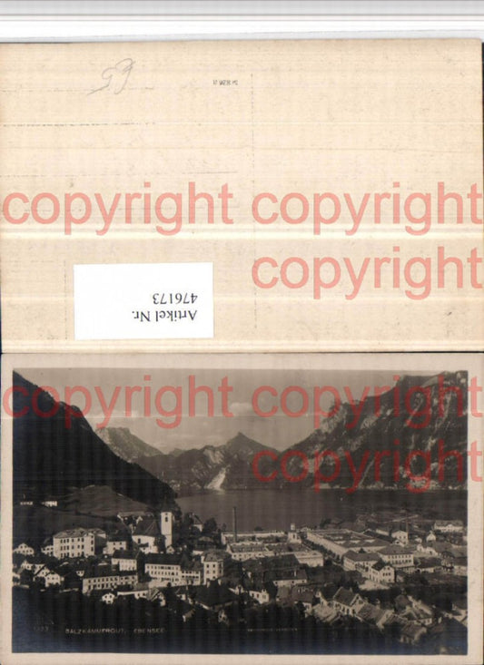 476173,Ebensee am Traunsee Totale Bergkulisse