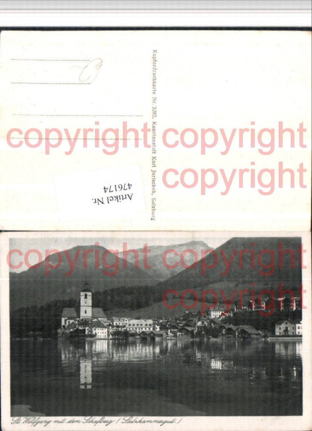 476174,St. Wolfgang Teilansicht m. Schafberg