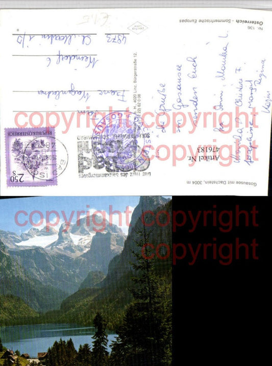 476183,Gosausee See b. Gosau m. Dachstein Bergkulisse