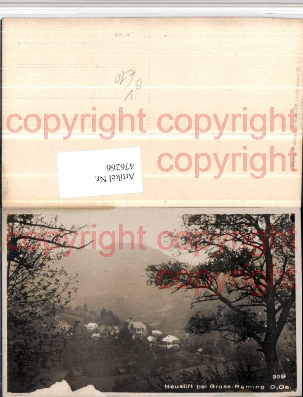 476266,Neustift b. Großraming Totale pub J. Wawra Wien