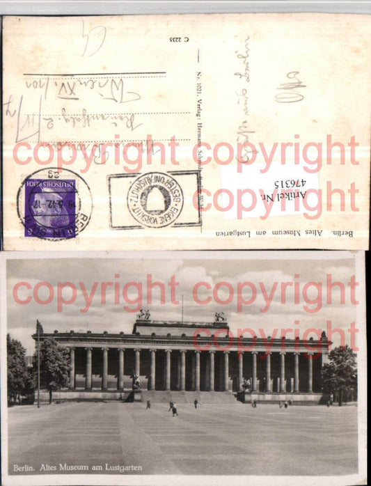 476315,Berlin Altes Museum am Lustgarten