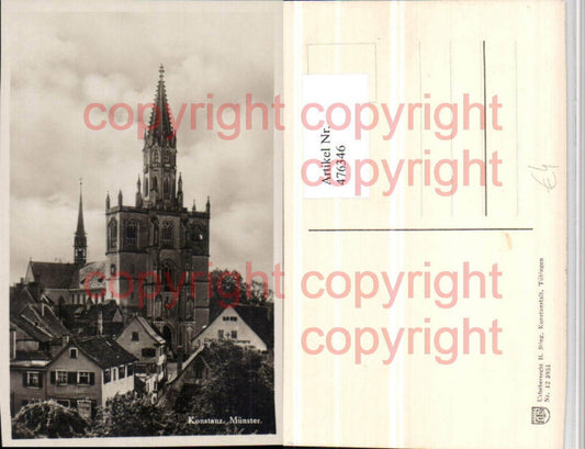 476346, Konstanz on Lake Constance, Münster Church