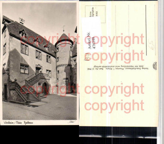 476348, Wertheim am Main Town Hall Tower