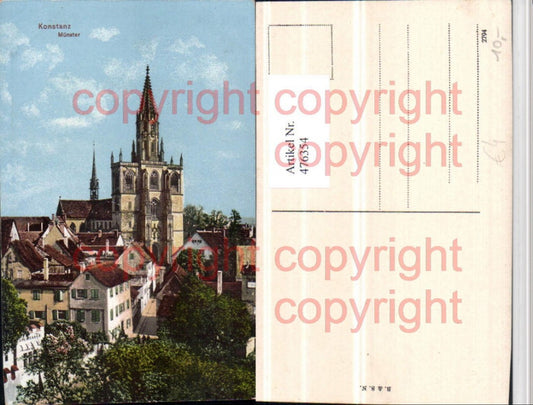 476354, Konstanz on Lake Constance, Münster Church