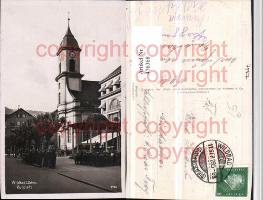 476368, Wildbad in the Black Forest, Kurplatz Church