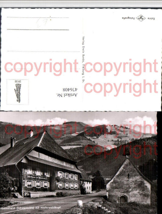 476408, Gasthaus Himmelreich in the Black Forest near Buchenbach with Hinterwaldkopf