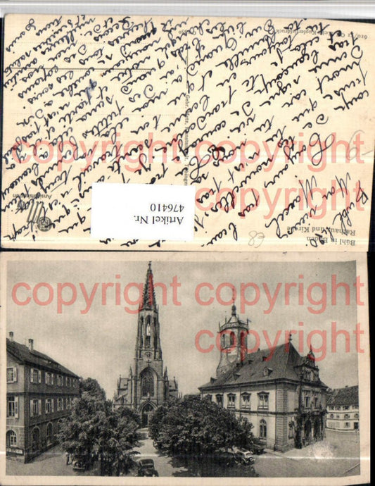 476410, Bühl in Baden Town Hall and Church