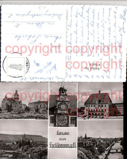 476419, Heilbronn am Neckar, Town Hall, Clock, Multi-view map