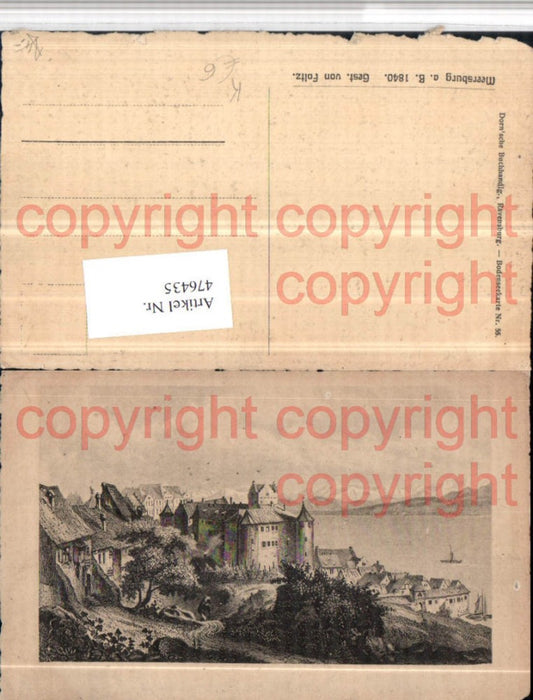 476435,Künstler AK Foltz Meersburg am Bodensee Burg