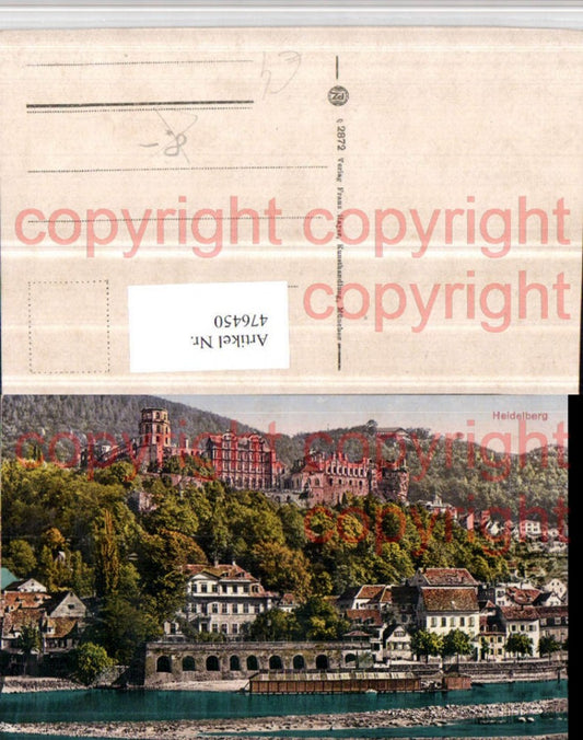476450,Heidelberg Partial view with castle
