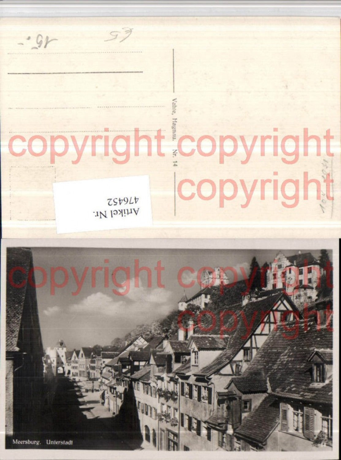 476452,Meersburg am Bodensee Unterstadt Teilansicht