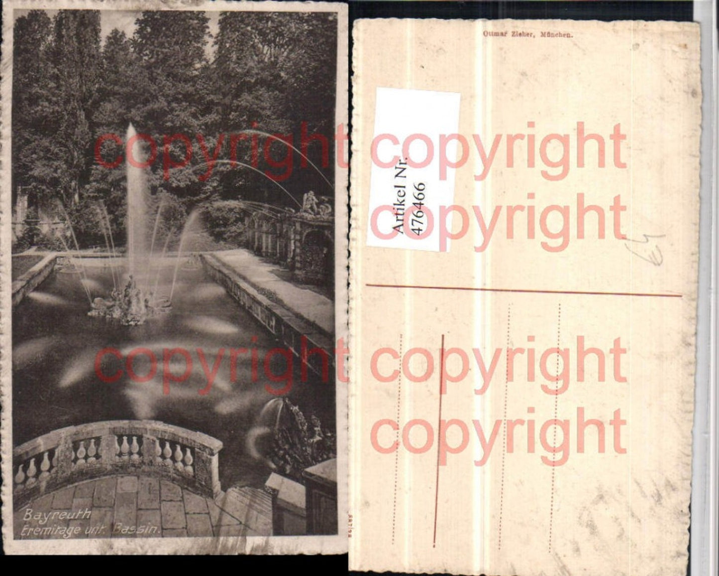 476466,Bayreuth Eremitage Bassin Wasserspiele