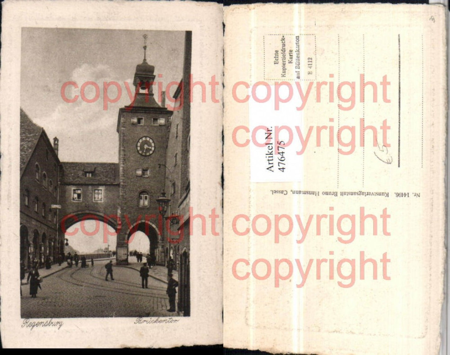 476475,Regensburg Brückentor Tor Straßenansicht