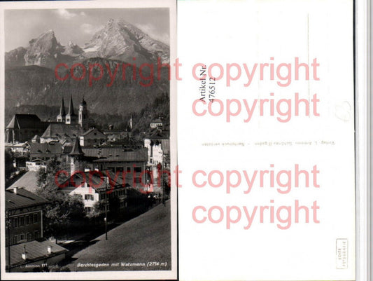 476512,Berchtesgaden Totale m. Watzmann Bergkulisse