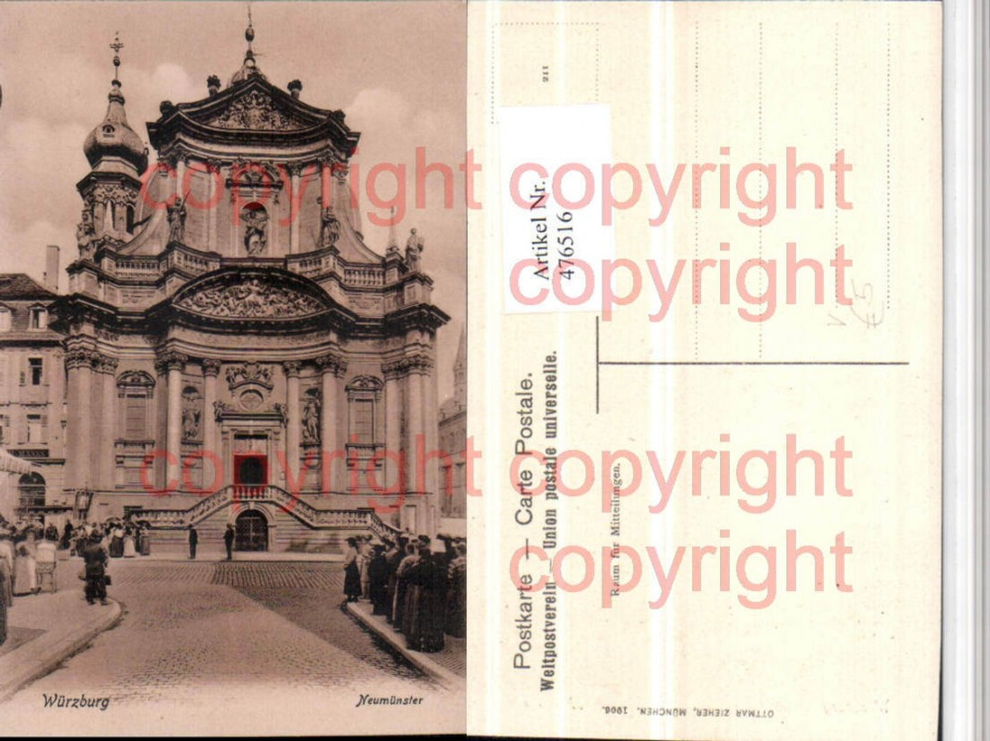 476516,Würzburg Neumünster Kirche pub Ottmar Zieher 211