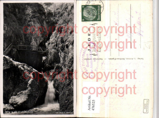 476525,Partie in d. Almbachklamm Klamm b. Maria Gern