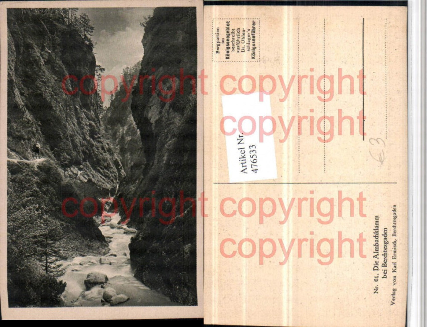 476533,Almbachklamm Klamm Schlucht b. Berchtesgaden