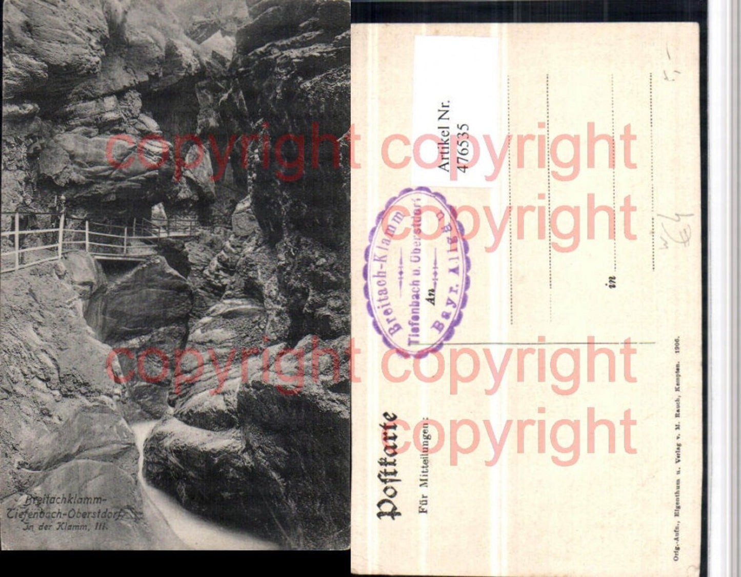 476535,Breitachklamm Gorge b. Oberstdorf Tiefenbach