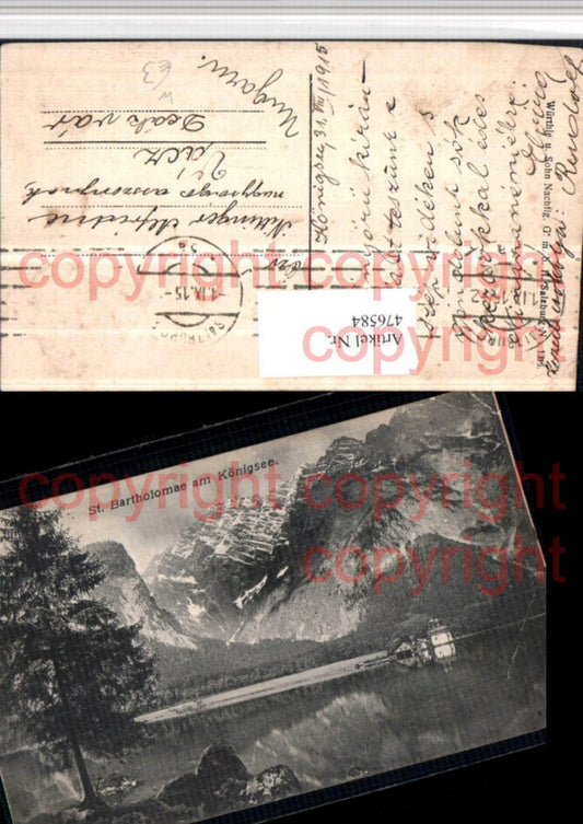 476584,St. Bartholomä Kirche am Königssee b. Schönau Bergkulisse
