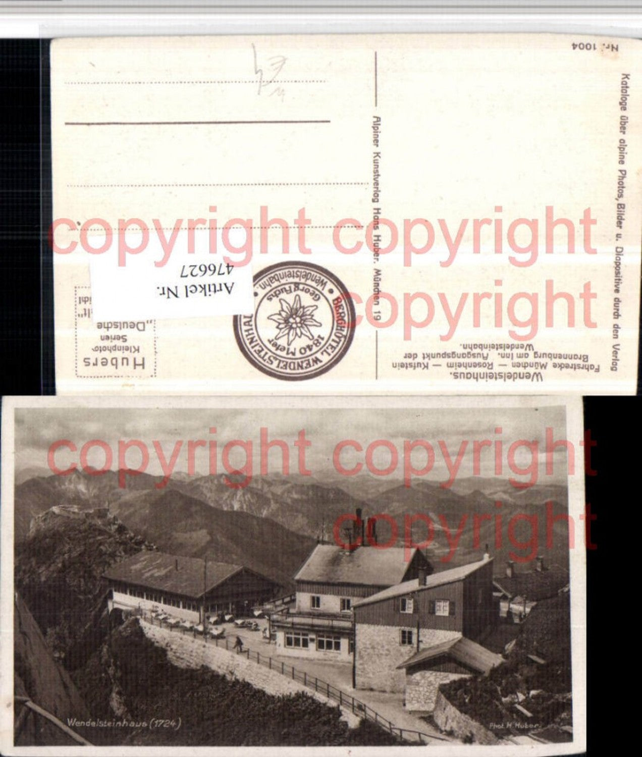 476627,Wendelsteinhaus b. Bayrischzell Bergkulisse
