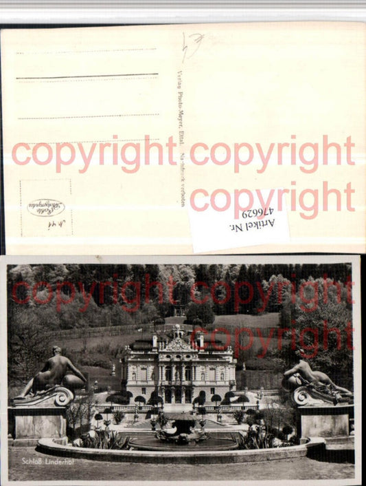 476629,Schloss Linderhof b. Ettal Brunnen