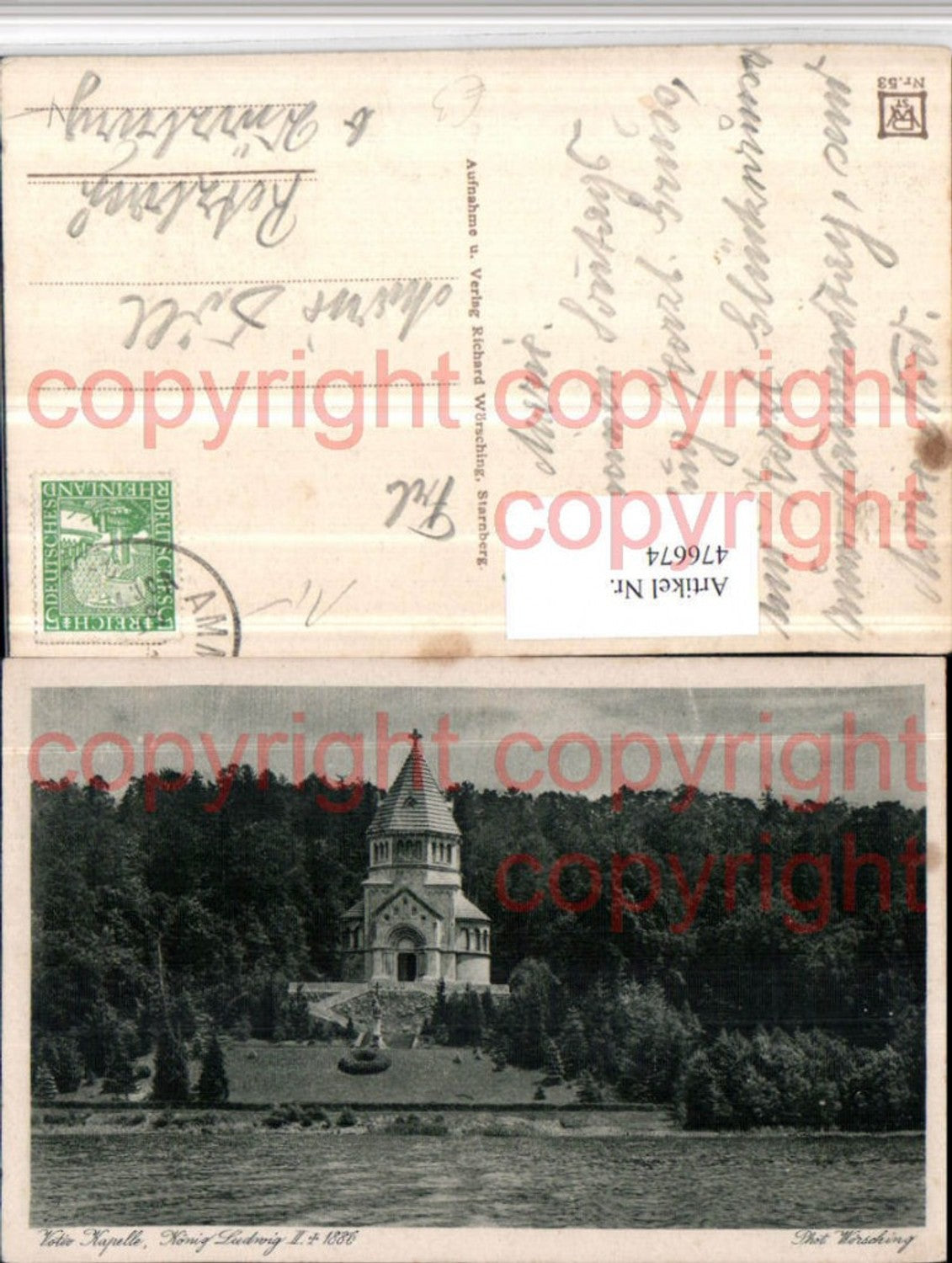 476674,Starnberg Votiv Kapelle König Ludwig II