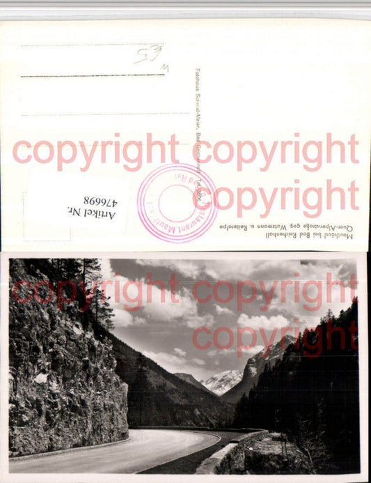 476698,Mauthäusl b. Bad Reichenhall Quer-Alpenstraße geg. Watzmann