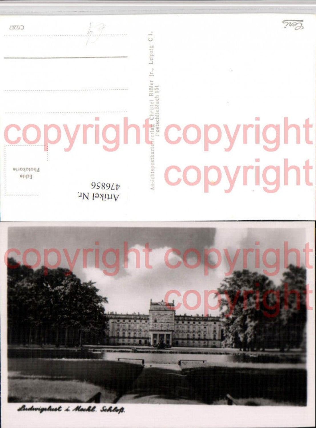 476856,Ludwigslust in Mecklenburg Schloss