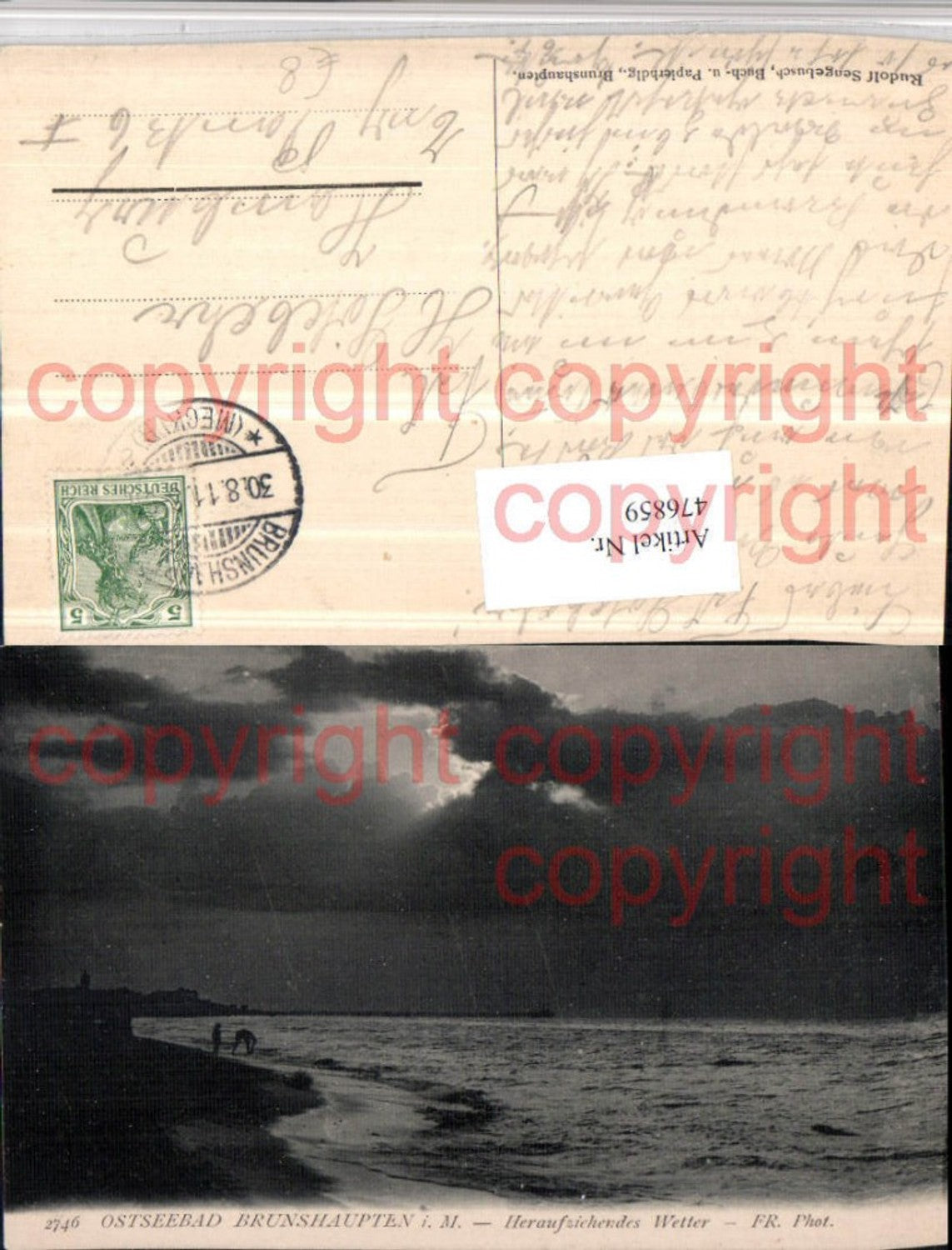 476859,Ostseebad Brunshaupten b. Kühlungsborn Heraufziehendes Wetter
