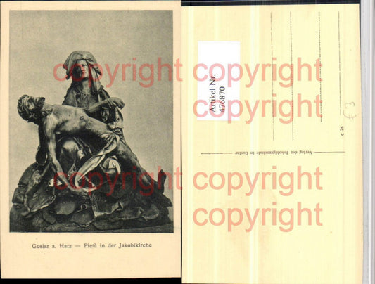 476870,Goslar am Harz Pieta in der Jakobikirche Statue