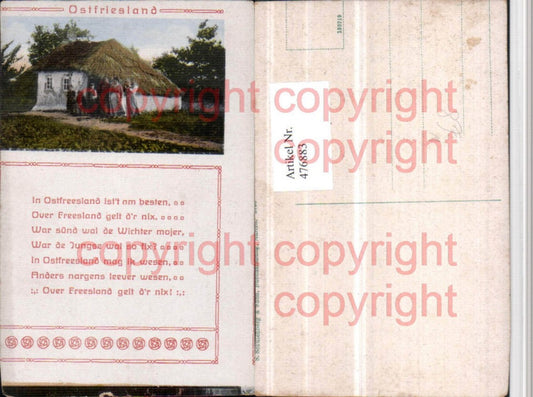 476883,Ostfriesland Haus Hütte Spruch Text