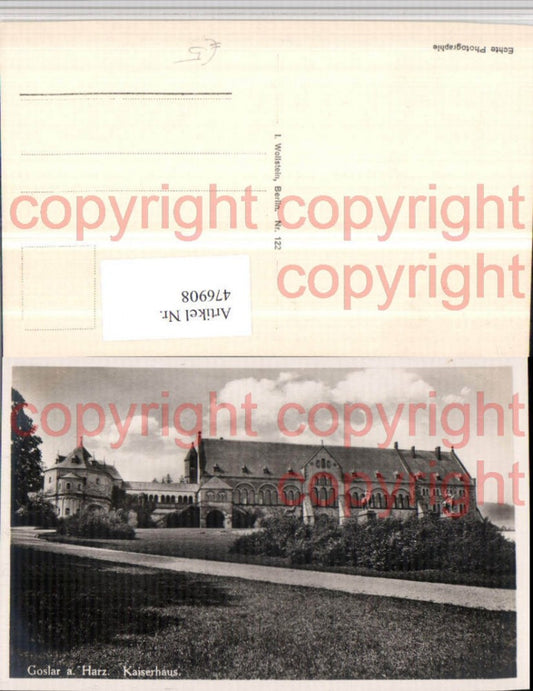 476908,Goslar am Harz Kaiserhaus