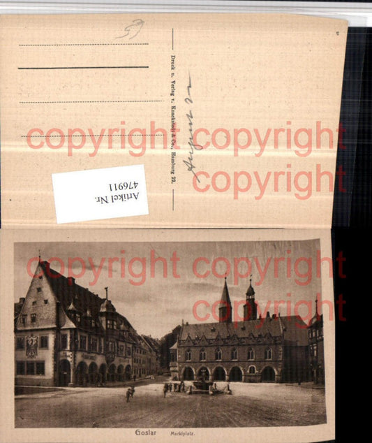 476911,Goslar am Harz Marktplatz Rathaus